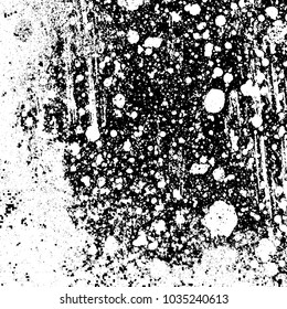 Grunge background of black and white. Abstract monochrome vector texture