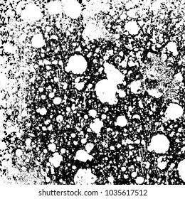 Grunge background of black and white. Abstract monochrome vector texture