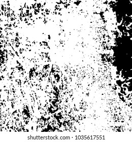 Grunge background of black and white. Abstract monochrome vector texture