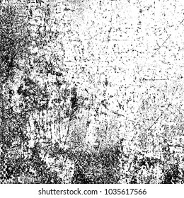 Grunge background of black and white. Abstract monochrome vector texture