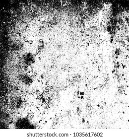Grunge background of black and white. Abstract monochrome vector texture