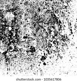 Grunge background of black and white. Abstract monochrome vector texture