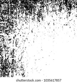 Grunge background of black and white. Abstract monochrome vector texture