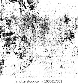 Grunge background of black and white. Abstract monochrome vector texture