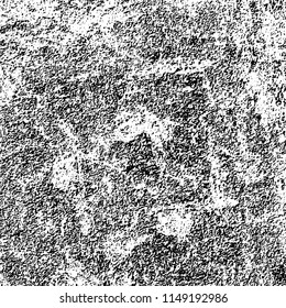 Grunge background black and white. Abstract vector pattern of cracks, dust, chipping