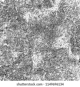 Grunge background black and white. Abstract vector pattern of cracks, dust, chipping
