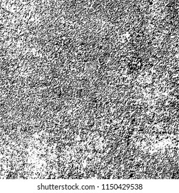 Grunge background black and white. Abstract vector pattern of cracks, dust, chipping