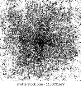 Grunge background black and white. Abstract vector pattern of cracks, dust, chipping