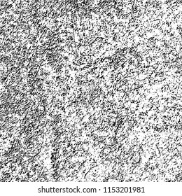 Grunge background black and white. Abstract vector pattern of cracks, dust, chipping