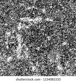 Grunge background black and white. Abstract vector pattern of cracks, dust, chipping