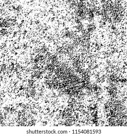 Grunge background black and white. Abstract vector pattern of cracks, dust, chipping