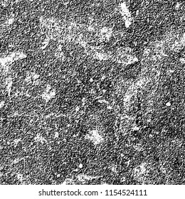 Grunge background black and white. Abstract vector pattern of cracks, dust, chipping