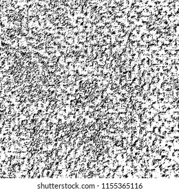 Grunge background black and white. Abstract vector pattern of cracks, dust, chipping