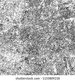Grunge background black and white. Abstract vector pattern of cracks, dust, chipping