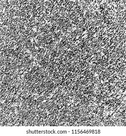 Grunge background black and white. Abstract vector pattern of cracks, dust, chipping