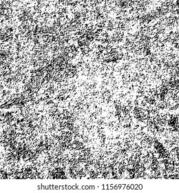 Grunge background black and white. Abstract vector pattern of cracks, dust, chipping