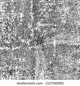 Grunge background black and white. Abstract vector pattern of cracks, dust, chipping