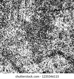 Grunge background black and white. Abstract vector texture scratches, chipped, dust, scuffs on old vintage surface