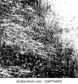Grunge background black and white. Abstract monochrome texture. Old vintage antique surface