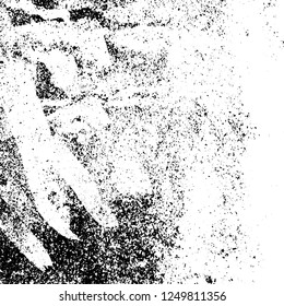 Grunge background black and white. Abstract monochrome texture. Old vintage antique surface