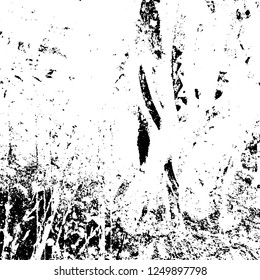 Grunge background black and white. Abstract monochrome texture. Old vintage antique surface