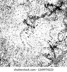 Grunge background black and white. Abstract monochrome texture. Old vintage antique surface