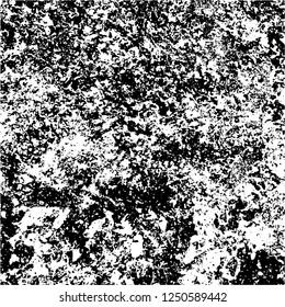 Grunge background black and white. Abstract monochrome texture. Old vintage antique surface