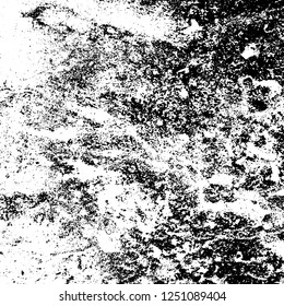 Grunge background black and white. Abstract monochrome texture. Old vintage antique surface