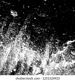 Grunge background black and white. Abstract monochrome texture. Old vintage antique surface