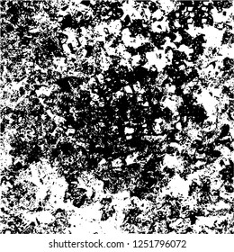 Grunge background black and white. Abstract monochrome texture. Old vintage antique surface