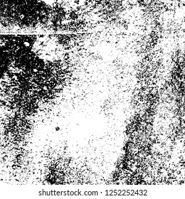 Grunge background black and white. Abstract monochrome texture. Old vintage antique surface