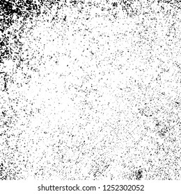 Grunge background black and white. Abstract monochrome texture. Old vintage antique surface