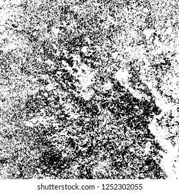 Grunge background black and white. Abstract monochrome texture. Old vintage antique surface
