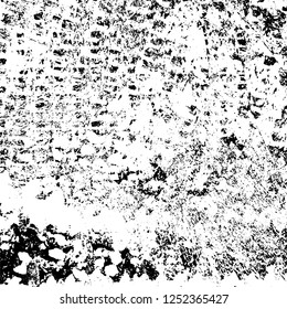 Grunge background black and white. Abstract monochrome texture. Old vintage antique surface