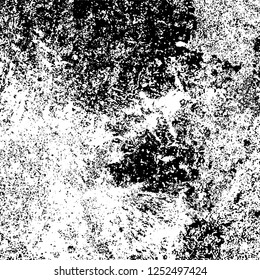 Grunge background black and white. Abstract monochrome texture. Old vintage antique surface
