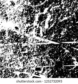 Grunge background black and white. Abstract monochrome texture. Old vintage antique surface