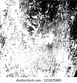 Grunge background black and white. Abstract monochrome texture. Old vintage antique surface