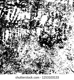 Grunge background black and white. Abstract monochrome texture. Old vintage antique surface