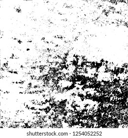 Grunge background black and white. Abstract monochrome texture. Old vintage antique surface