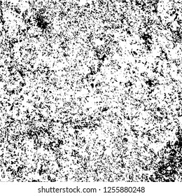 Grunge background black and white. Abstract monochrome texture. Old vintage antique surface