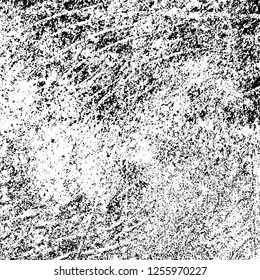 Grunge background black and white. Abstract monochrome texture. Old vintage antique surface