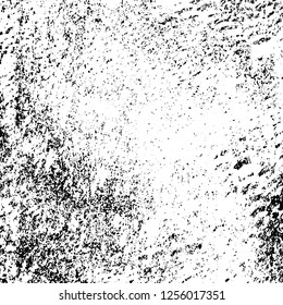Grunge background black and white. Abstract monochrome texture. Old vintage antique surface