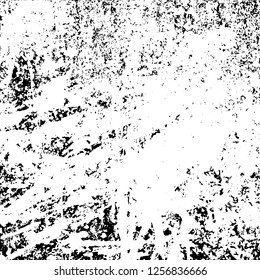 Grunge background black and white. Abstract monochrome texture. Old vintage antique surface