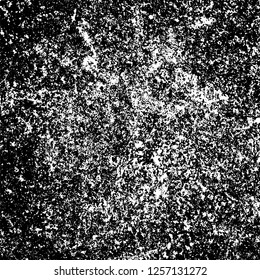 Grunge background black and white. Abstract monochrome texture. Old vintage antique surface