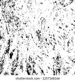 Grunge background black and white. Abstract monochrome texture. Old vintage antique surface
