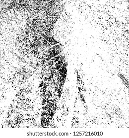 Grunge background black and white. Abstract monochrome texture. Old vintage antique surface