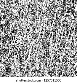 Grunge background black and white. Abstract monochrome texture. Old vintage antique surface