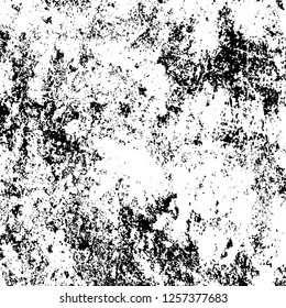 Grunge background black and white. Abstract monochrome texture. Old vintage antique surface