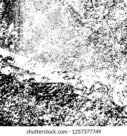 Grunge background black and white. Abstract monochrome texture. Old vintage antique surface