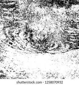 Grunge background black and white. Abstract monochrome texture. Old vintage antique surface